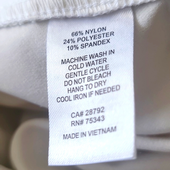 Rachel Zoe Ivory Womens Pants. Size 12. Elastic Waist - Picture 9 of 9